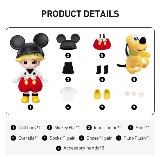 Akční figurka DIMOO MICKEY 1/8