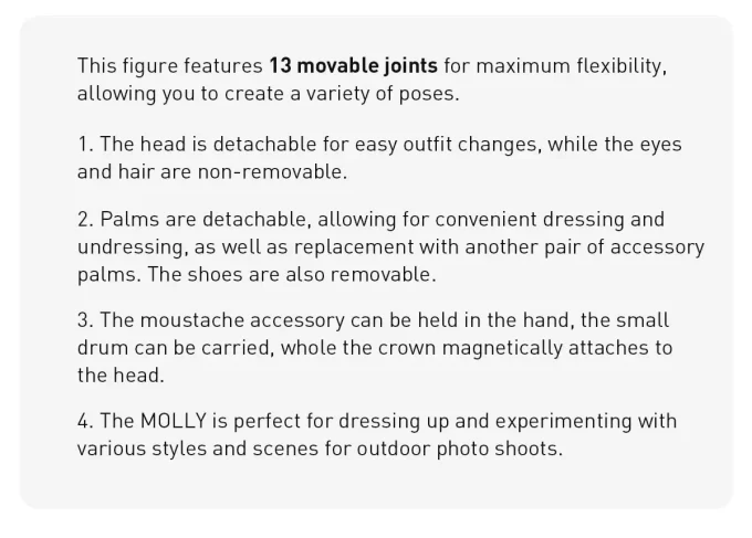 Akční figurka Louskáček MOLLY