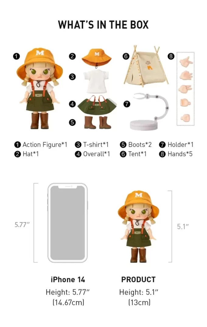 Akční figurka MOLLY Go Camping
