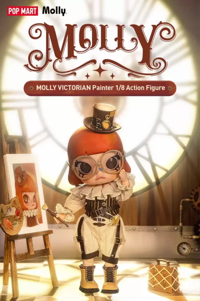 Akční figurka MOLLY Viktoriánská malířka v měřítku 1/8