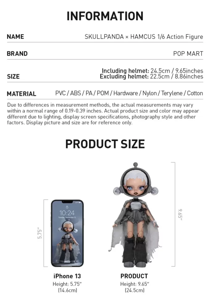 Akční figurka SKULL PANDA × HAMCUS 1/6