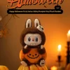 Šťastný Halloween Party Series – Sedící dýně Vinyl Plyšový Přívěsek
