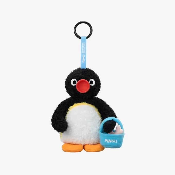 Baby Molly × Pingu Veselý rybářský seriál – vinylová plyšová krabička s přívěskem Baby Molly × Pingu Veselý rybářský seriál – vinylová plyšová krabička s přívěskem