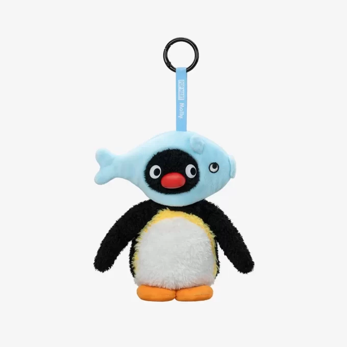 Baby Molly × Pingu Veselý rybářský seriál – vinylová plyšová krabička s přívěskem Baby Molly × Pingu Veselý rybářský seriál – vinylová plyšová krabička s přívěskem