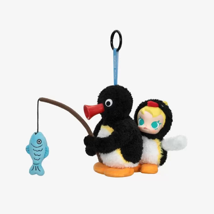 Baby Molly × Pingu Veselý rybářský seriál – vinylová plyšová krabička s přívěskem Baby Molly × Pingu Veselý rybářský seriál – vinylová plyšová krabička s přívěskem