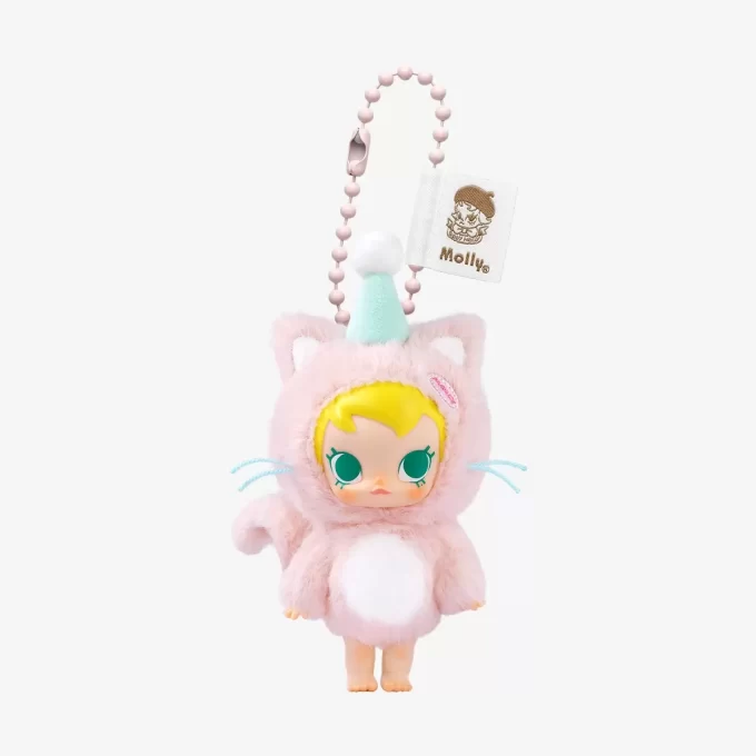 Baby Molly Pocket Friends Series – vinylová plyšová přívěsek na roletu