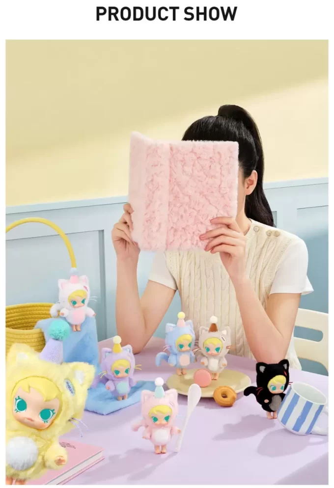 Baby Molly Pocket Friends Series – vinylová plyšová přívěsek na roletu