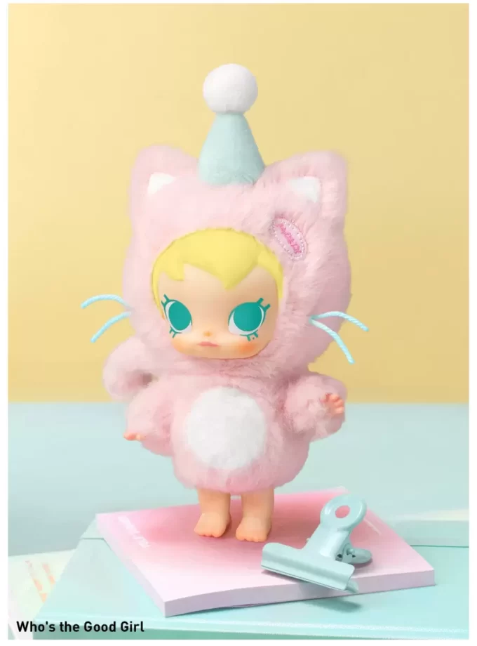 Baby Molly Pocket Friends Series – vinylová plyšová přívěsek na roletu