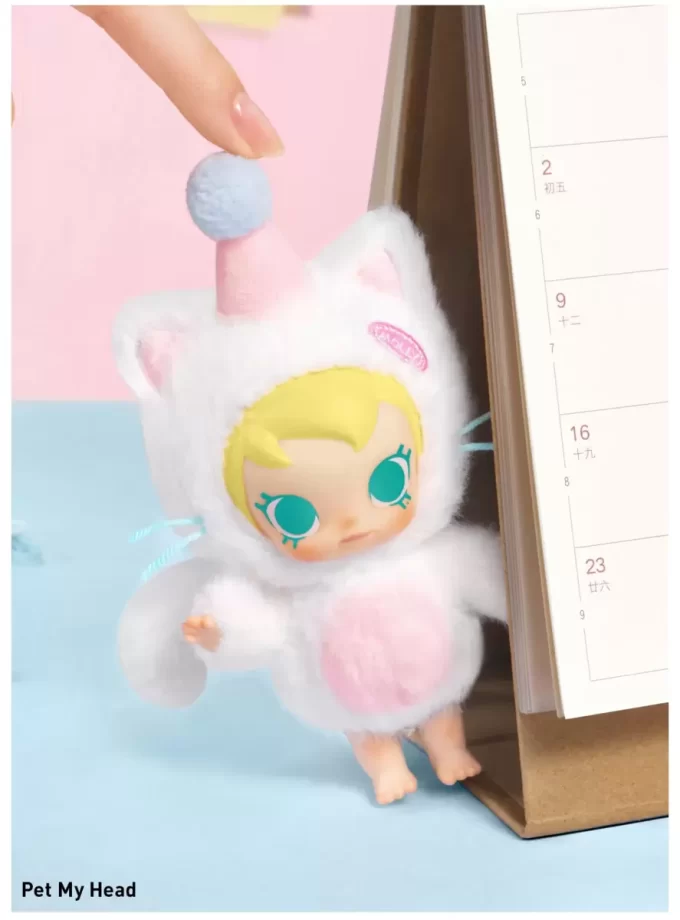 Baby Molly Pocket Friends Series – vinylová plyšová přívěsek na roletu