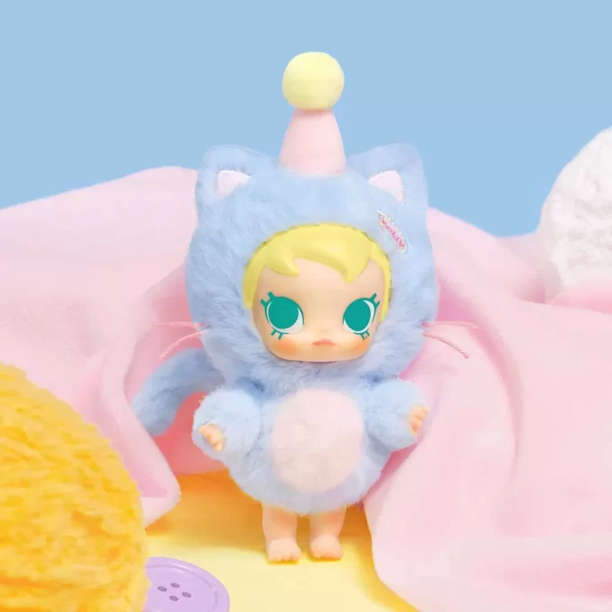Baby Molly Pocket Friends Series – vinylová plyšová přívěsek na roletu