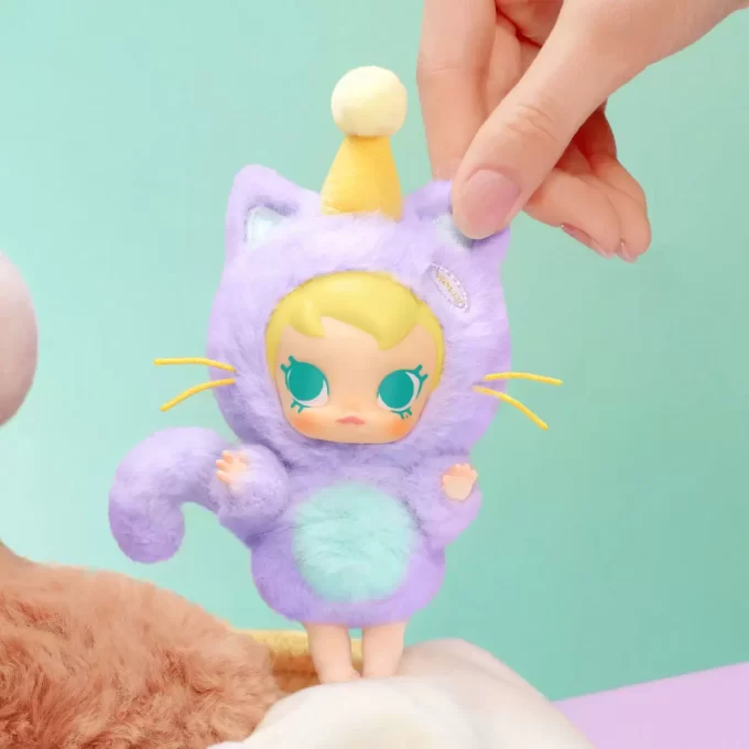Baby Molly Pocket Friends Series – vinylová plyšová přívěsek na roletu