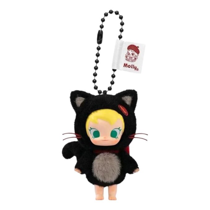 Baby Molly Pocket Friends Vinylový plyšový přívěsek „Nezahrávej si se mnou!“ Tajná edice