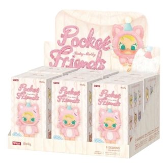 Baby Molly Pocket Friends – vinylový plyšový přívěsek v uzavřeném pouzdře (6 zaslepených krabiček)