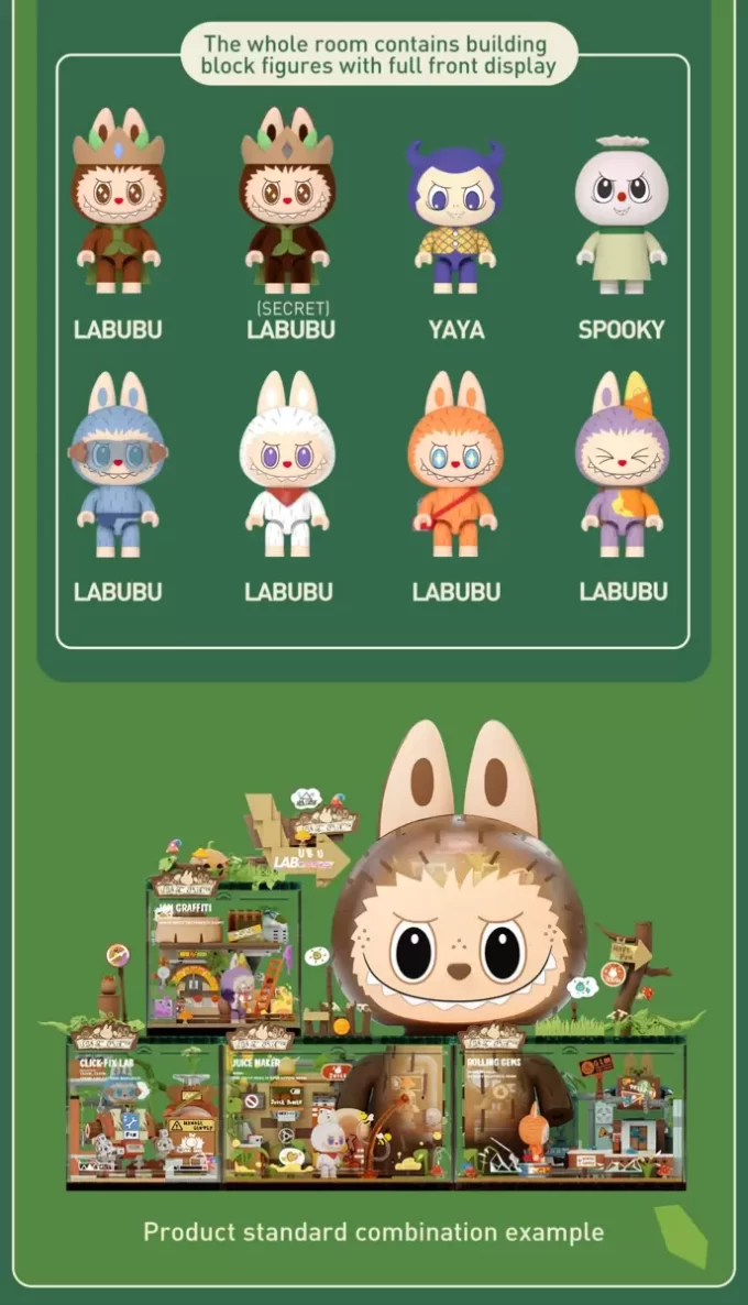Bloky série THE MONSTERS ze série Forest Secret Base