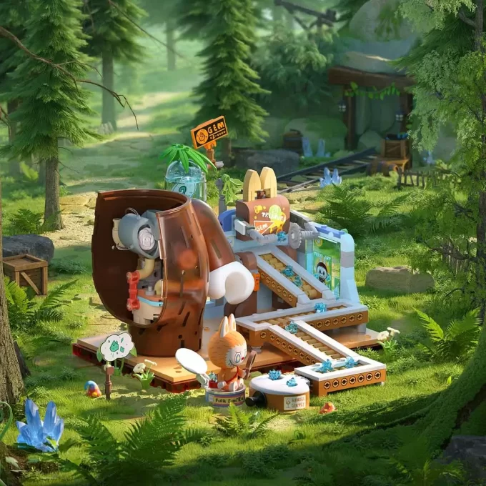 Bloky série THE MONSTERS ze série Forest Secret Base