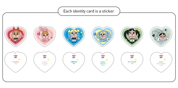 CRYBABY× Powerpuff Girls – Držák na karty – Blindbox