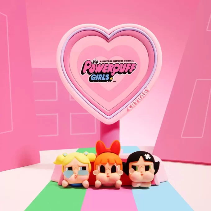 CRYBABY × Powerpuff Girls – Držák na mobilní telefon