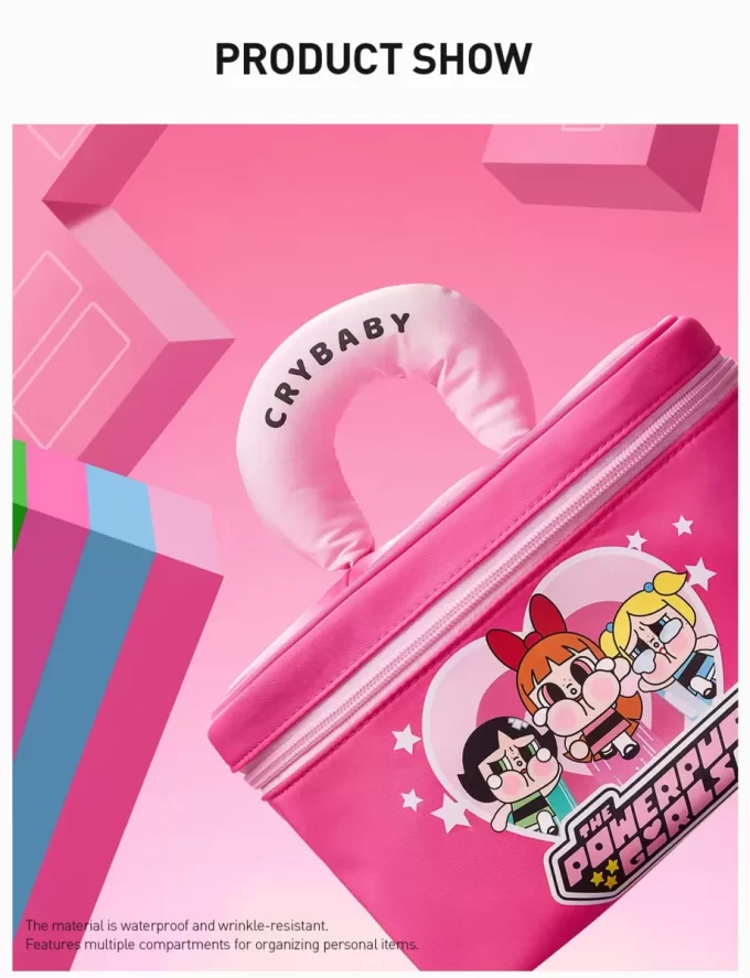 CRYBABY × Powerpuff Girls – Kosmetická taštička