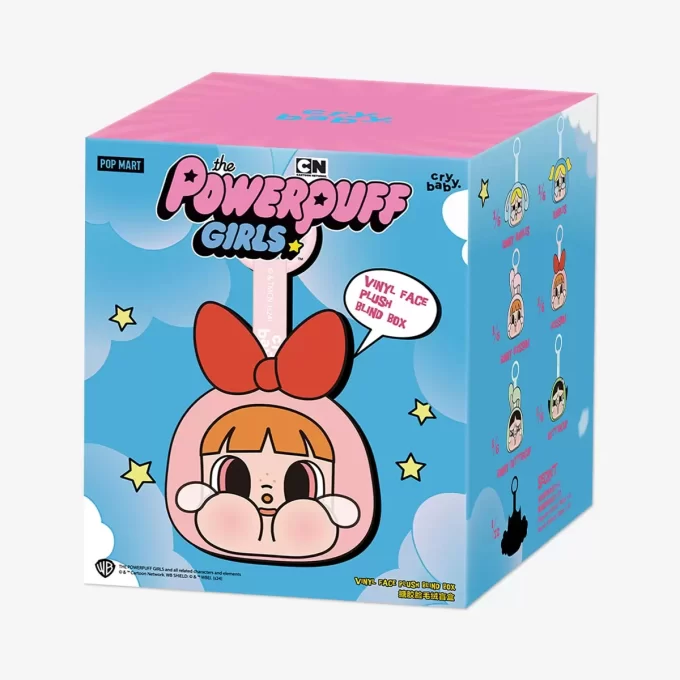 CRYBABY × Powerpuff Girls Series – Vinylová plyšová roletová krabička s obličejem