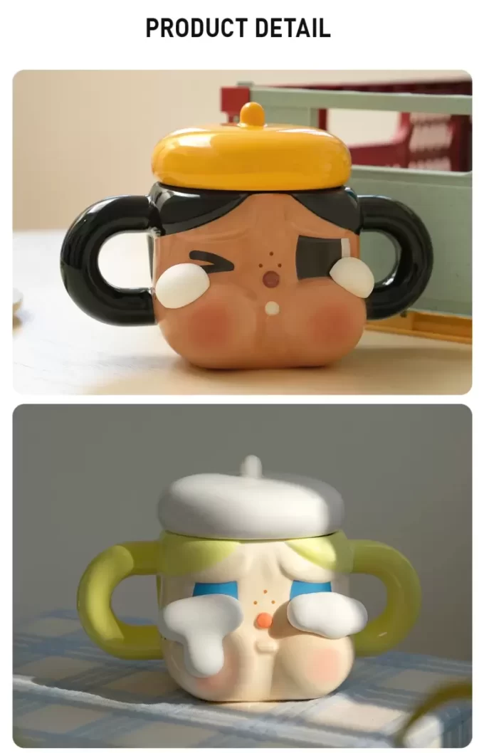 CRYBABY Sad Club Series – Keramický hrnek (hnědý)