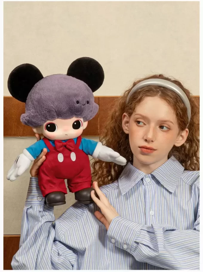 DIMOO WORLD × DISNEY Series – Mickeyho vinylová plyšová taška
