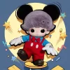 DIMOO WORLD × DISNEY Series – Mickeyho vinylová plyšová taška