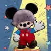 DIMOO WORLD × DISNEY Series – Mickeyho vinylová plyšová taška