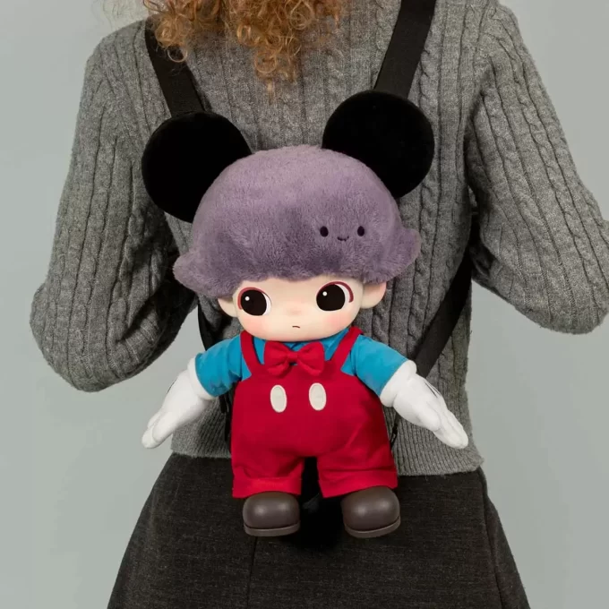 DIMOO WORLD × DISNEY Series – Mickeyho vinylová plyšová taška