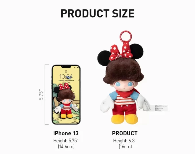 DIMOO WORLD × DISNEY Series – Vinylová plyšová klíčenka na klíče – roleta DIMOO WORLD × DISNEY Series – Vinylová plyšová klíčenka na klíče – roleta