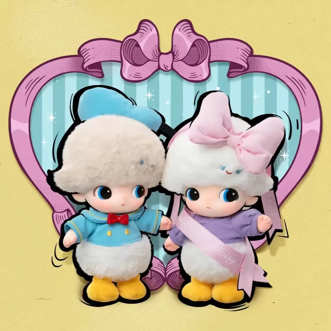 DIMOO WORLD × DISNEY Series – Vinylová plyšová klíčenka na klíče – roleta DIMOO WORLD × DISNEY Series – Vinylová plyšová klíčenka na klíče – roleta