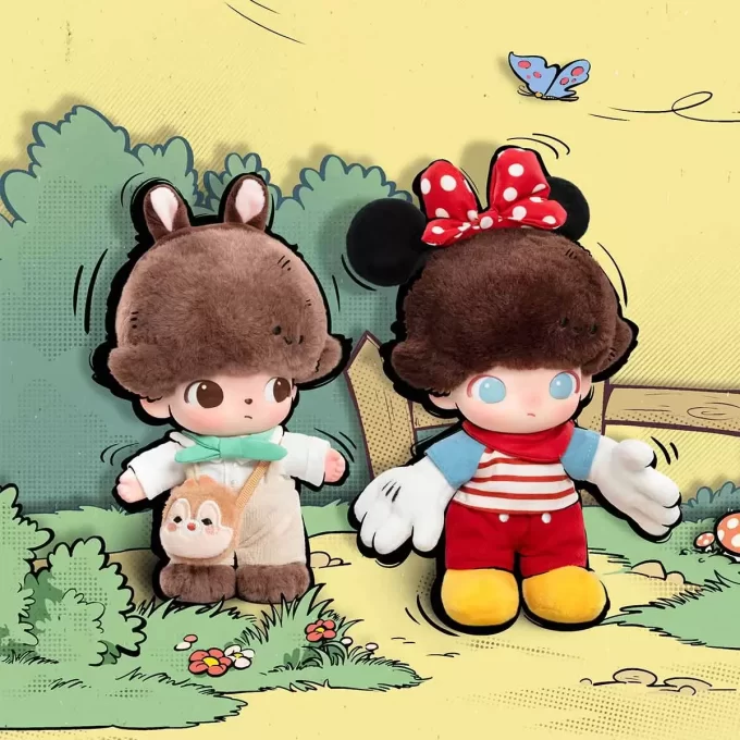 DIMOO WORLD × DISNEY Series – Vinylová plyšová klíčenka na klíče – roleta DIMOO WORLD × DISNEY Series – Vinylová plyšová klíčenka na klíče – roleta