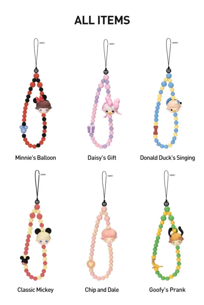 DIMOO WORLD × DISNEY Series – Zaslepovací krabička na šňůrku na mobilní telefon DIMOO WORLD × DISNEY Series – Zaslepovací krabička na šňůrku na mobilní telefon