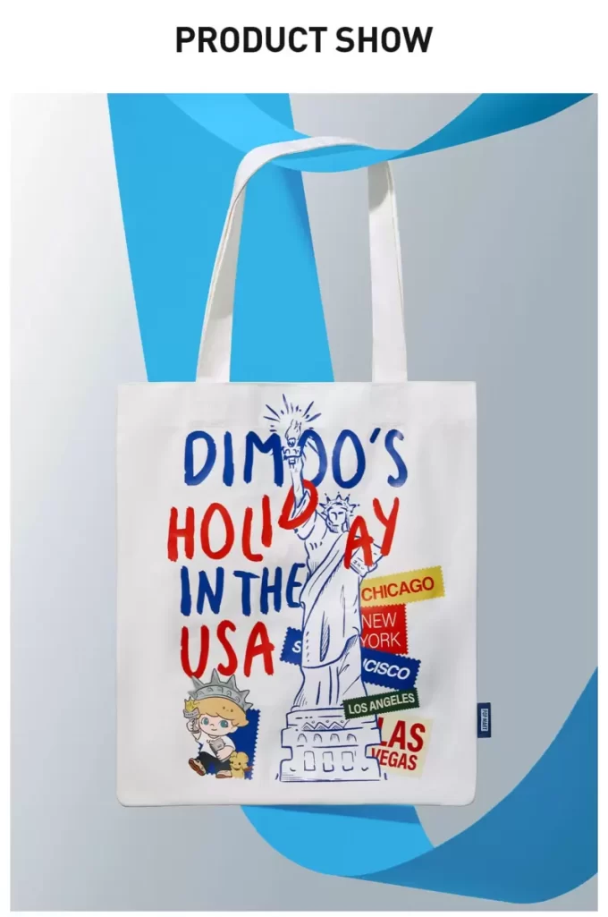 DIMOOOVA SÉRIE DOVOLENÁ V USA – Plátěná taška