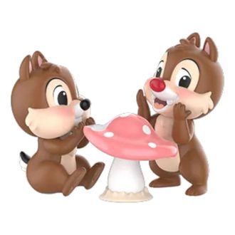 Disney Chip a Dale – figurky ze série Fun Loving Brother „Mushroom Table“