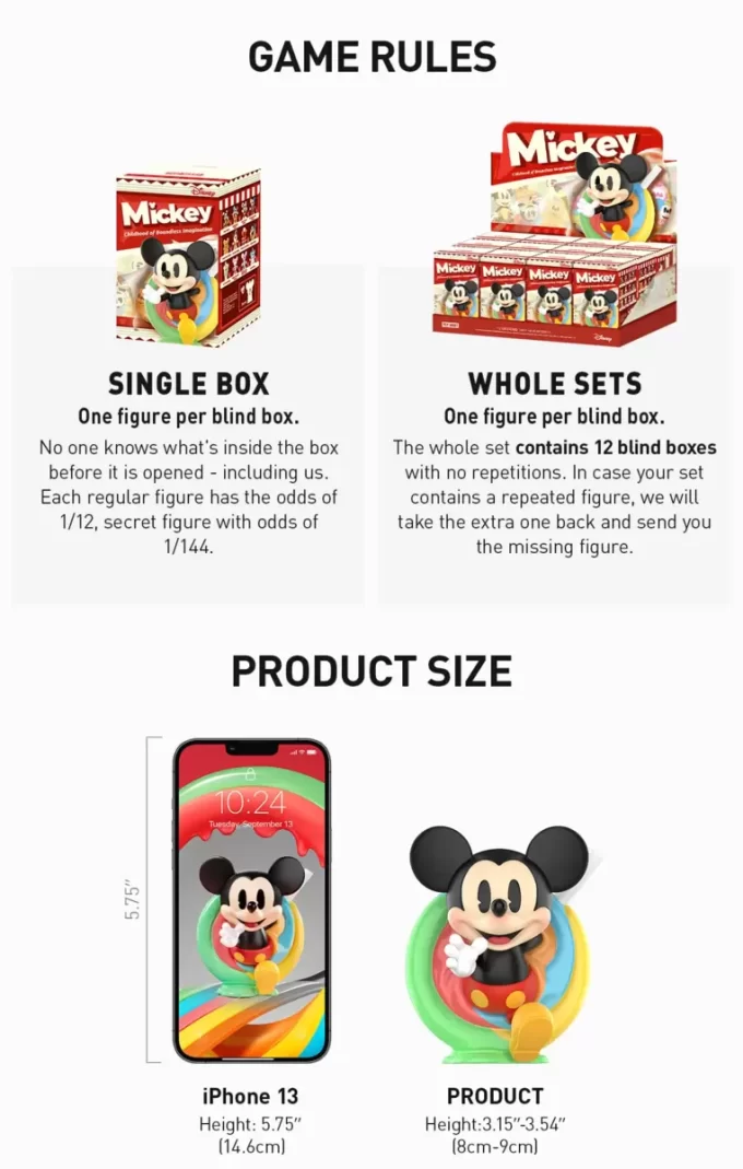 Disney Mickey Mouse – Dětství bezmezné fantazie – Figurky Disney Mickey Mouse – Dětství bezmezné fantazie – Figurky