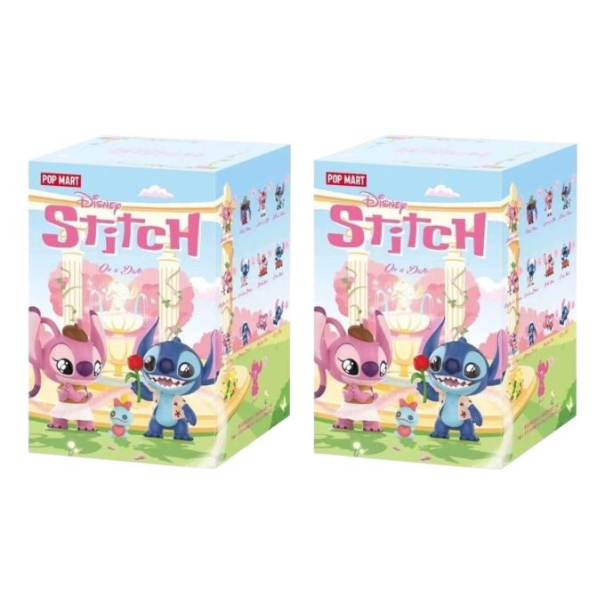 Disney Stitch figurky na rande v zapečetěném pouzdře (2 zaslepené krabičky)