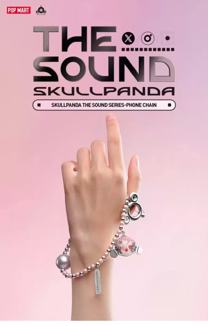 Řetízek na telefon SKULLPANDA The Sound Series