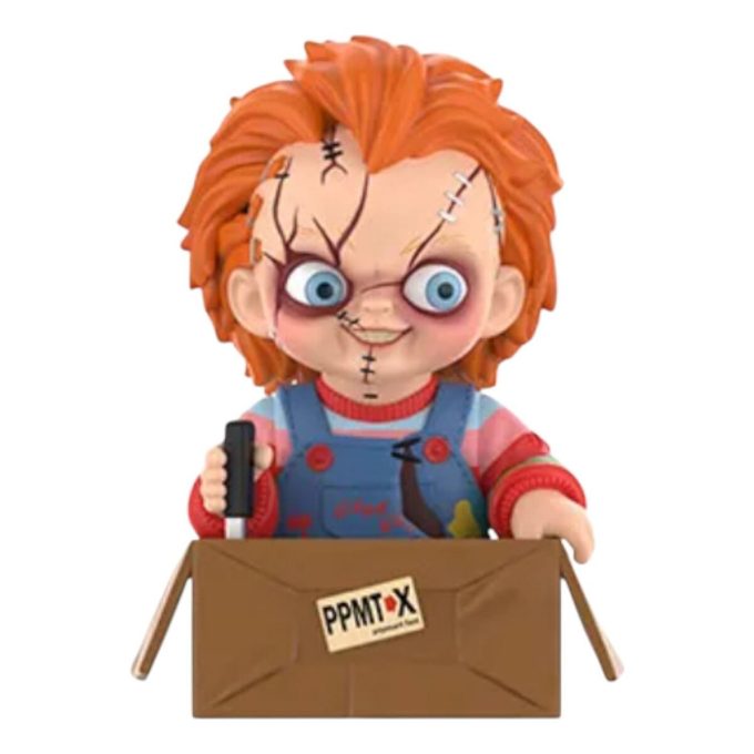 Figurka Chuckyho z franšízy „Delivery Box Chucky“