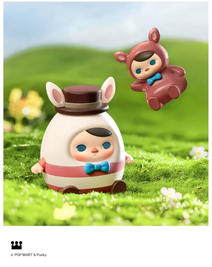 Figurka králíčka PUCKY z vajíčka