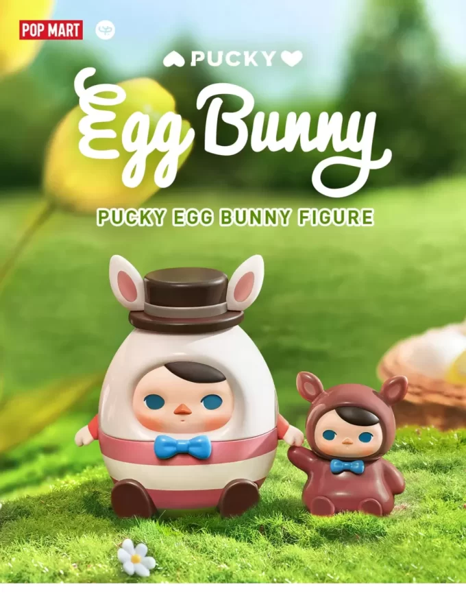Figurka králíčka PUCKY z vajíčka