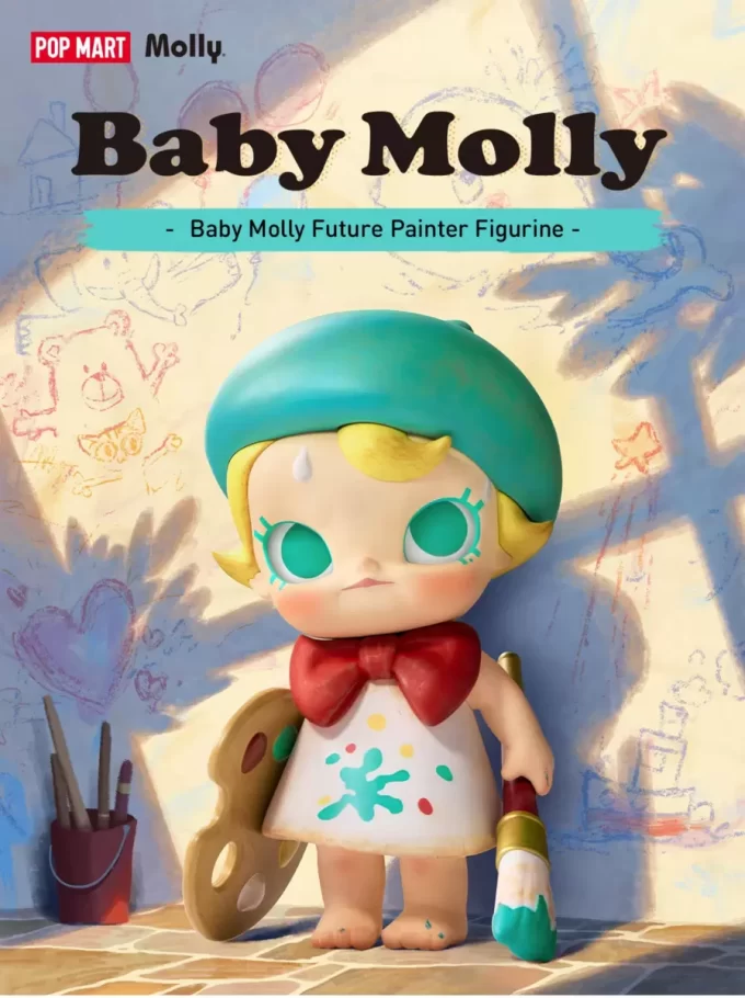 Figurka malířky budoucnosti Baby Molly