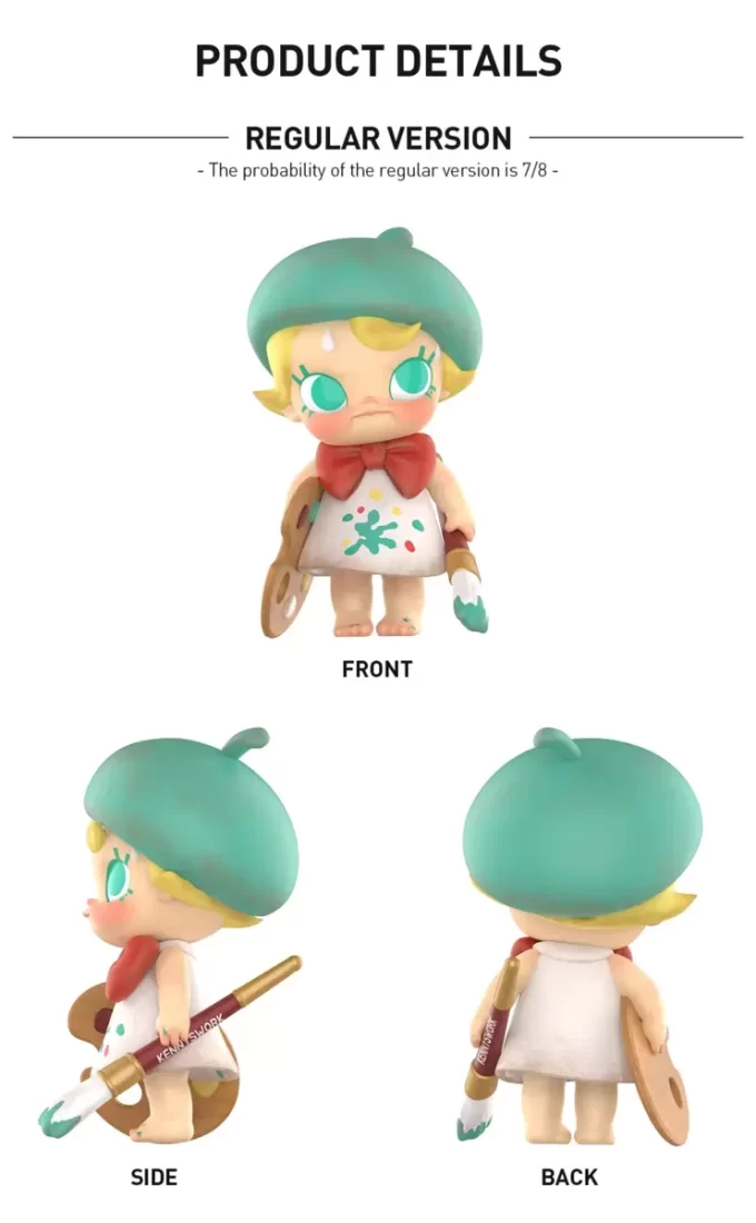 Figurka malířky budoucnosti Baby Molly