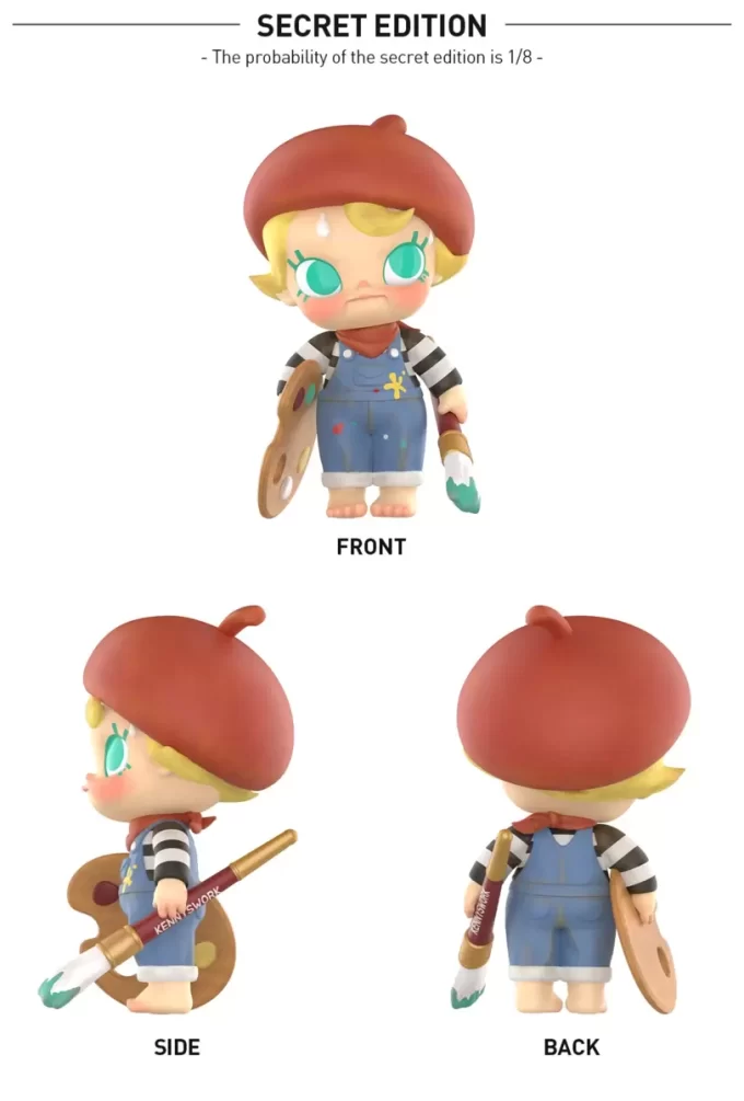 Figurka malířky budoucnosti Baby Molly