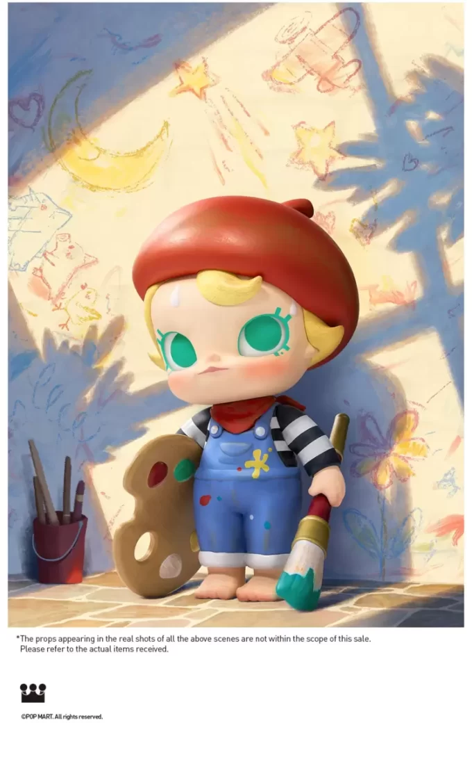 Figurka malířky budoucnosti Baby Molly