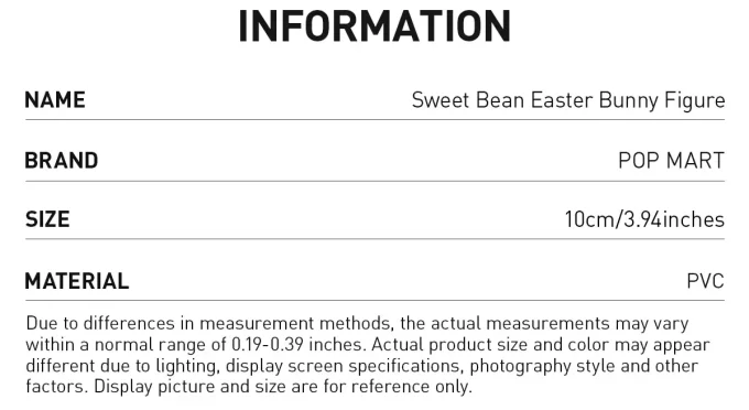 Figurka velikonočního zajíčka Sweet Bean