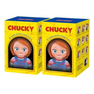Figurky Chucky Franchise Series v zapečetěném pouzdře (2 zaslepené krabice)