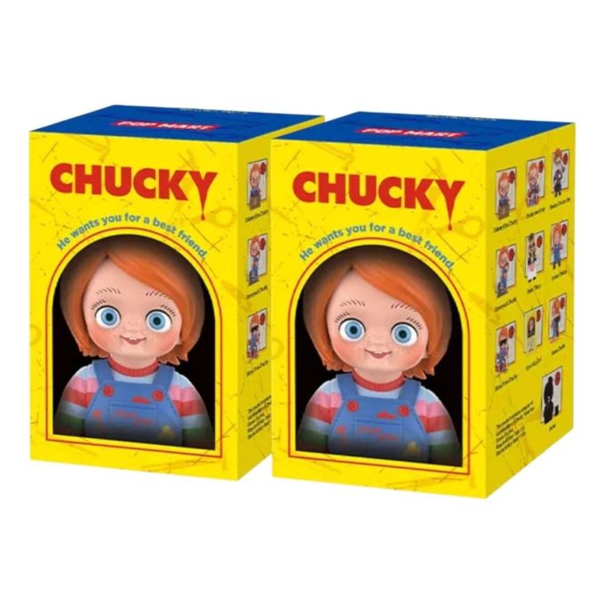 Figurky Chucky Franchise Series v zapečetěném pouzdře (2 zaslepené krabice)