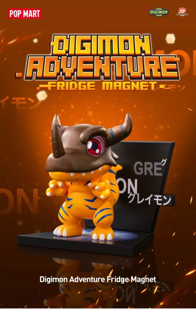 Figurky Digimon Adventure Lednička Magnet Series