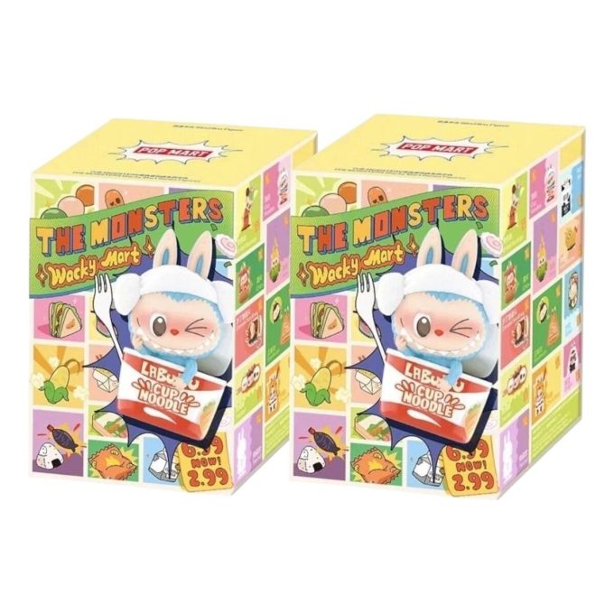 Figurky Labubu Wacky Mart v uzavřených pouzdrech (2 zaslepené boxy)