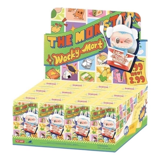 Figurky Labubu Wacky Mart v zapečetěných pouzdrech (12 zaslepených boxů)